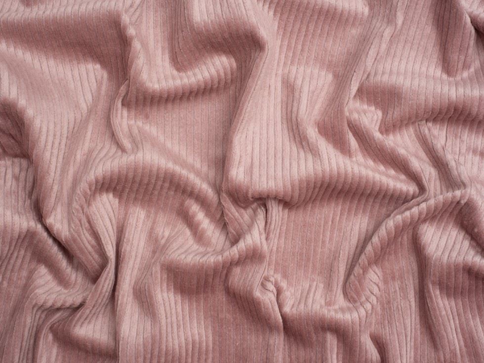Minerva Core Range 6 Wale Stretch Woven Jumbo Cord Fabric Lavender
 