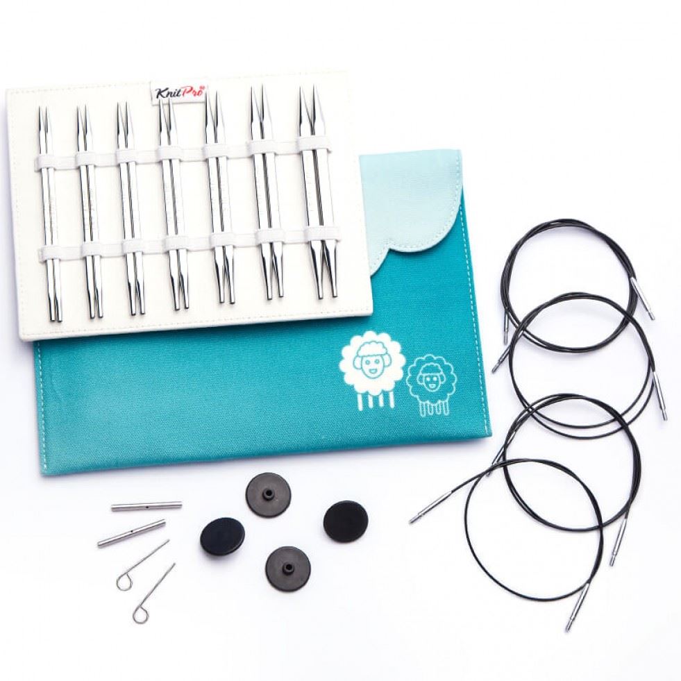 KnitPro Knitting Pins: Circular: Interchangeable: Nova Cubics: Deluxe Set - Image 5