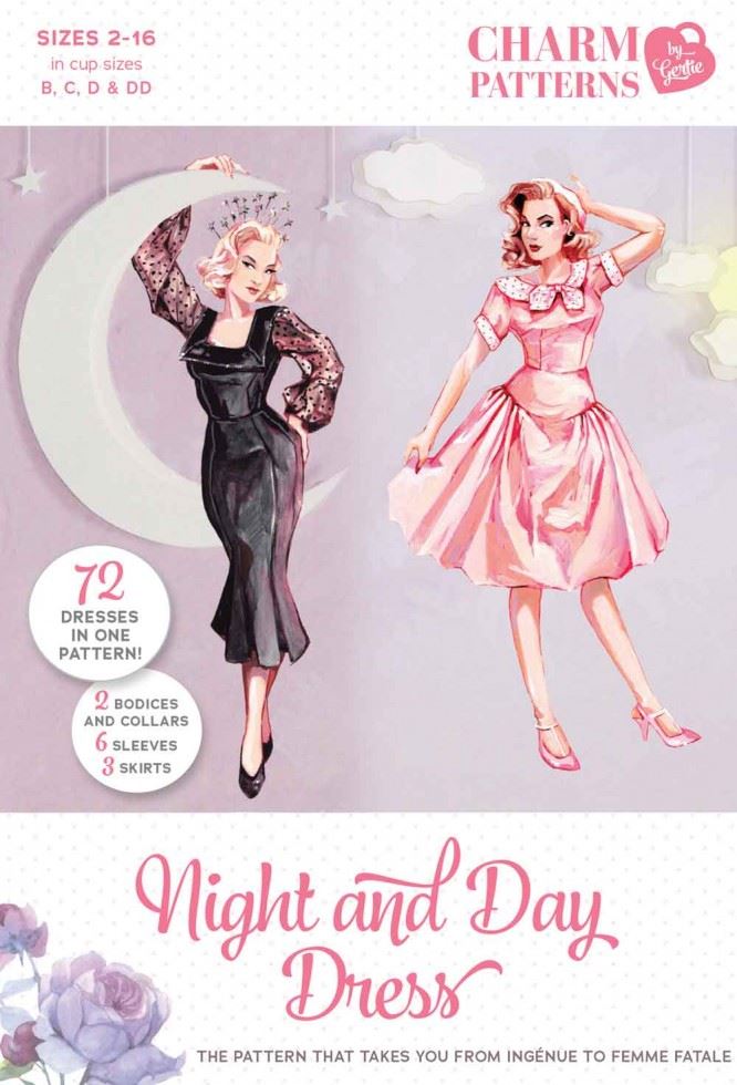 Charm Patterns Paper Sewing Pattern Night & Day Dress
 