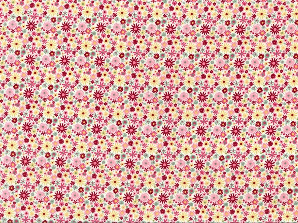 Rose and Hubble 100% Cotton Poplin Fabric Wine
 