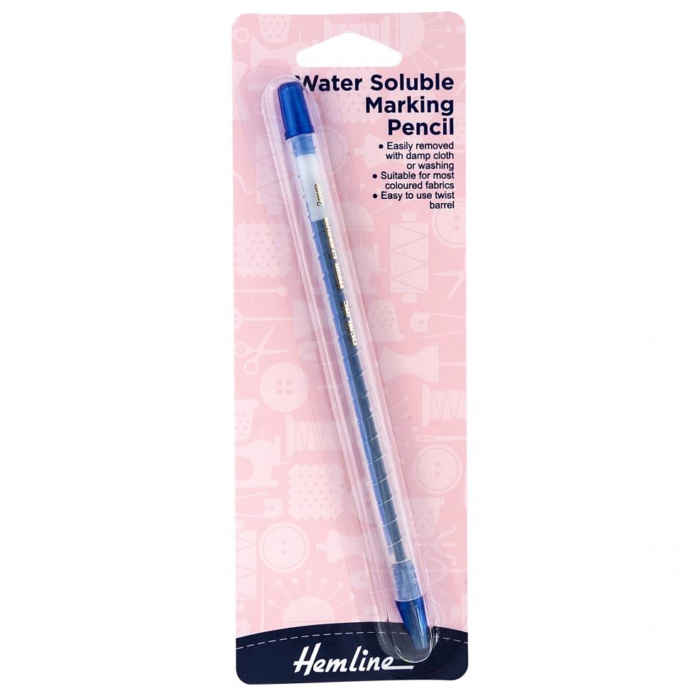 Hemline Blue 3Mm Water Soluble Pencil