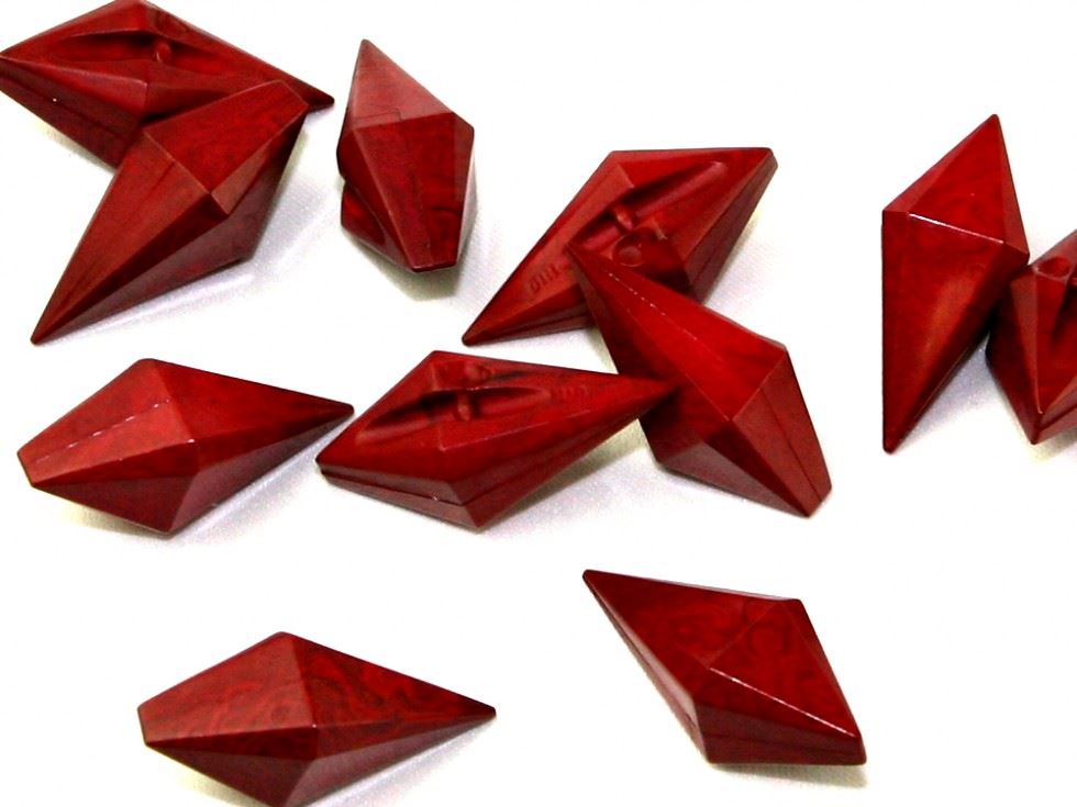 Dill Dark Red Rock Toggle Buttons (Value Pack)