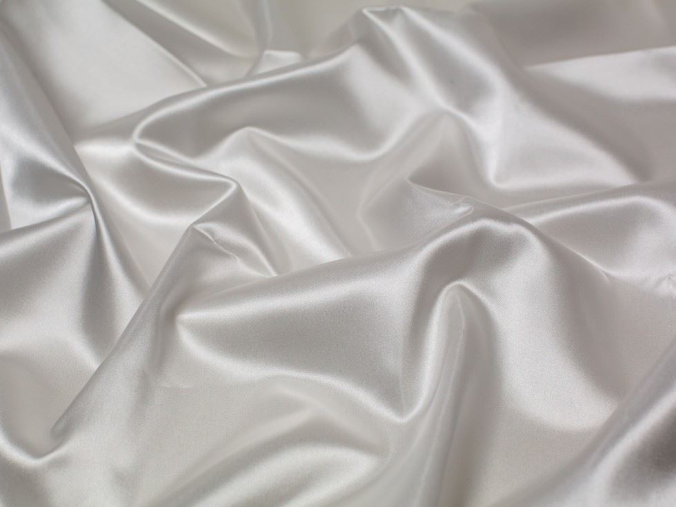 Acetate Satin Fabric White
 
