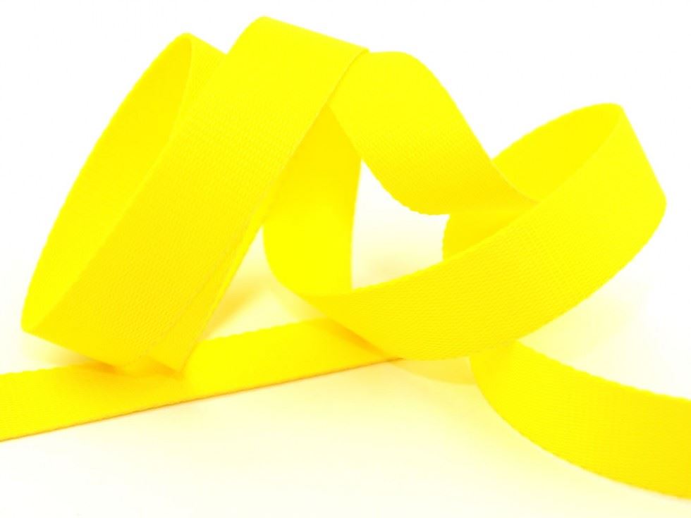 Yellow Polypropylene Webbing Tape (Value Roll)