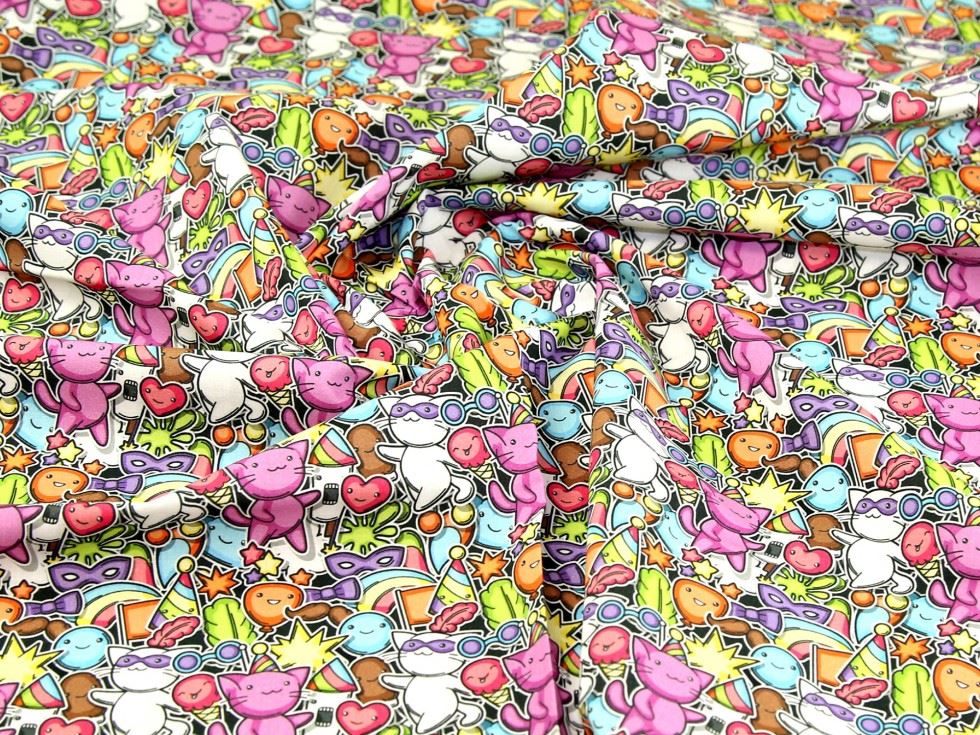 John Louden Multicoloured 100% Cotton Fabric