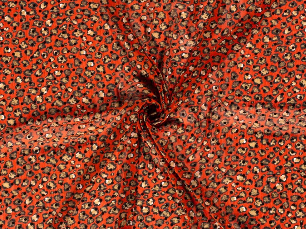 Sheer Chiffon Fabric Orange
 