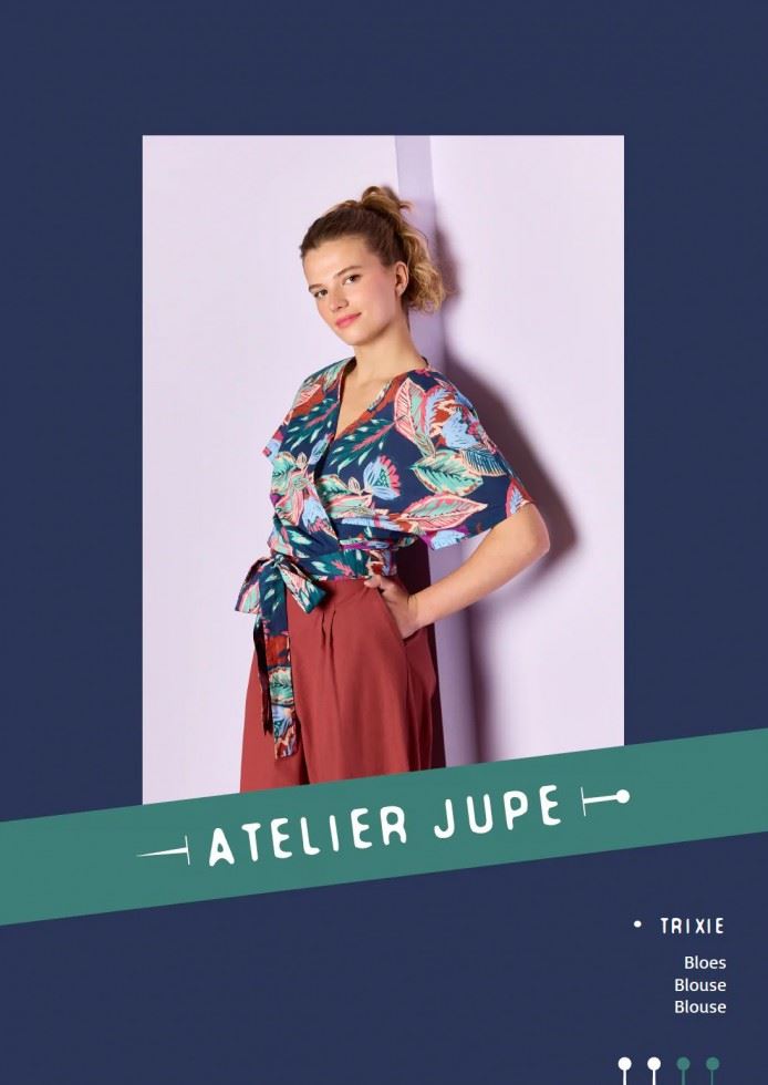 Atelier Jupe Paper Sewing Pattern Trixie Blouse
 