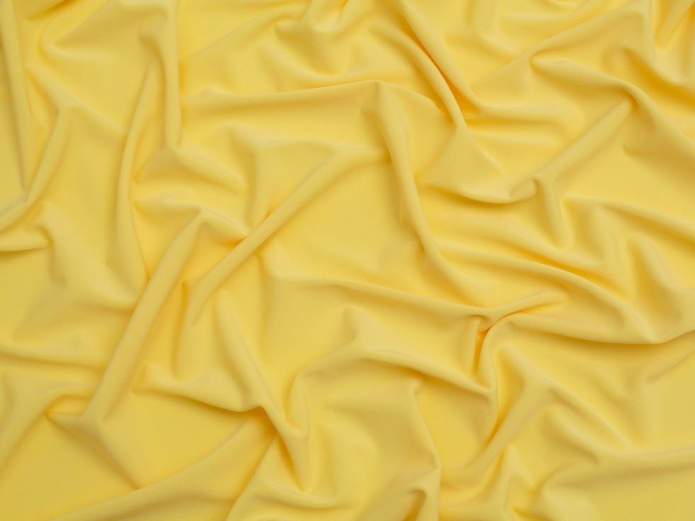 Minerva Core Range Ritual ITY Silky Stretch Knit Fabric Yellow
 