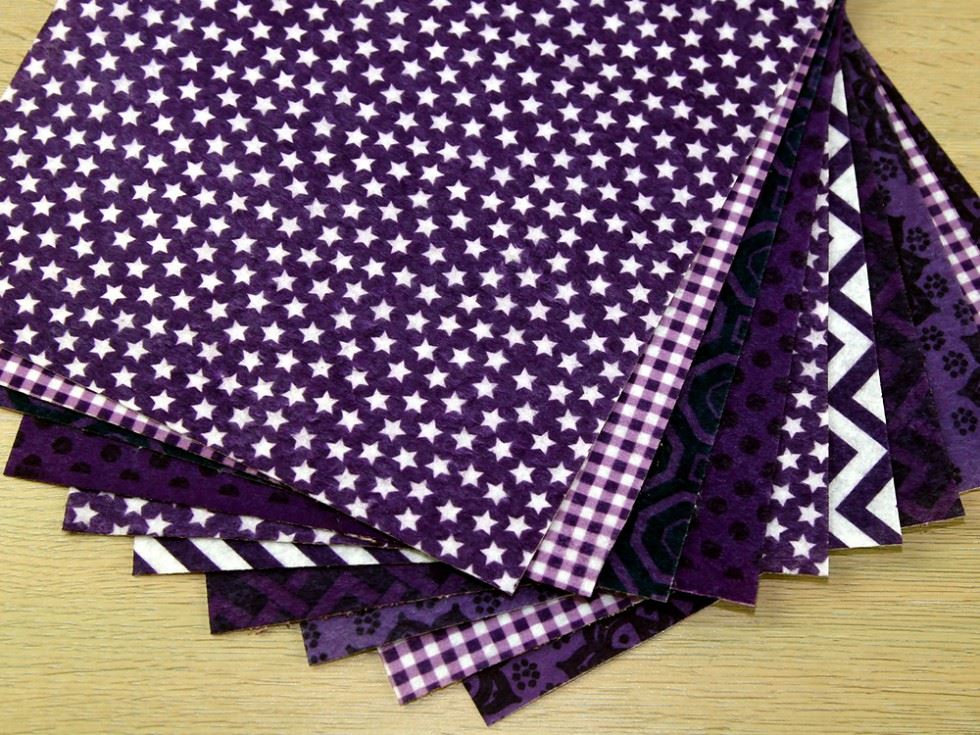 Camelot Fabrics Purples Stiff Felt Fabric
