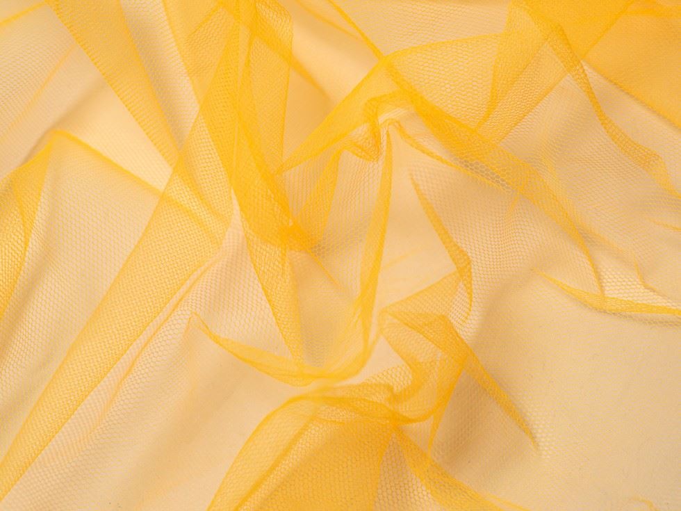 Minerva Core Range Flo Gold Dress Net Fabric