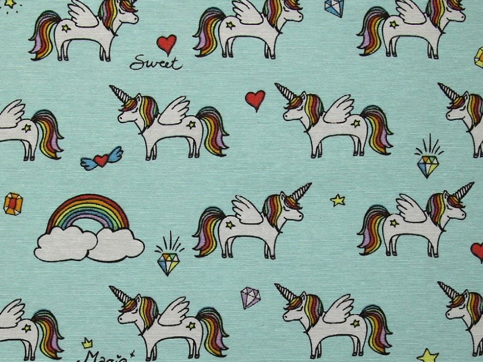 Deadstock Cotton Canvas Fabric Mint Green
 