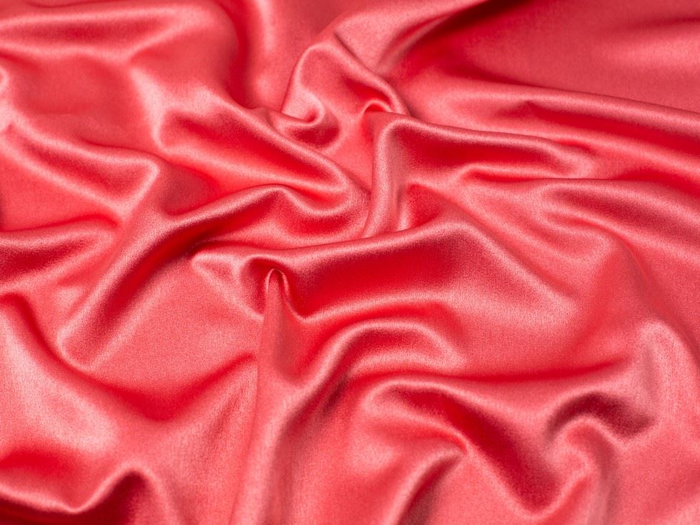 Minerva Core Range Prada Stretch Woven Satin Crepe Fabric Coral
 