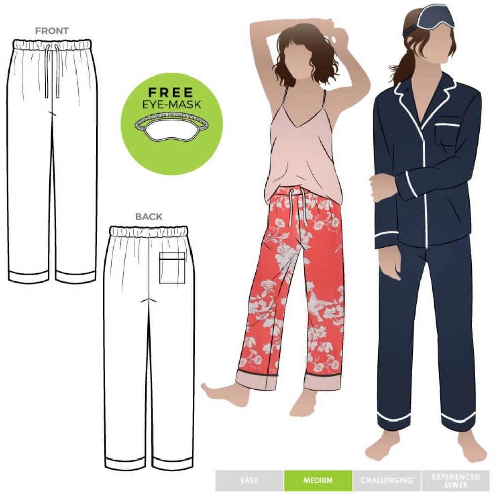 Style Arc Sewing Pattern Loungewear Pj Pant