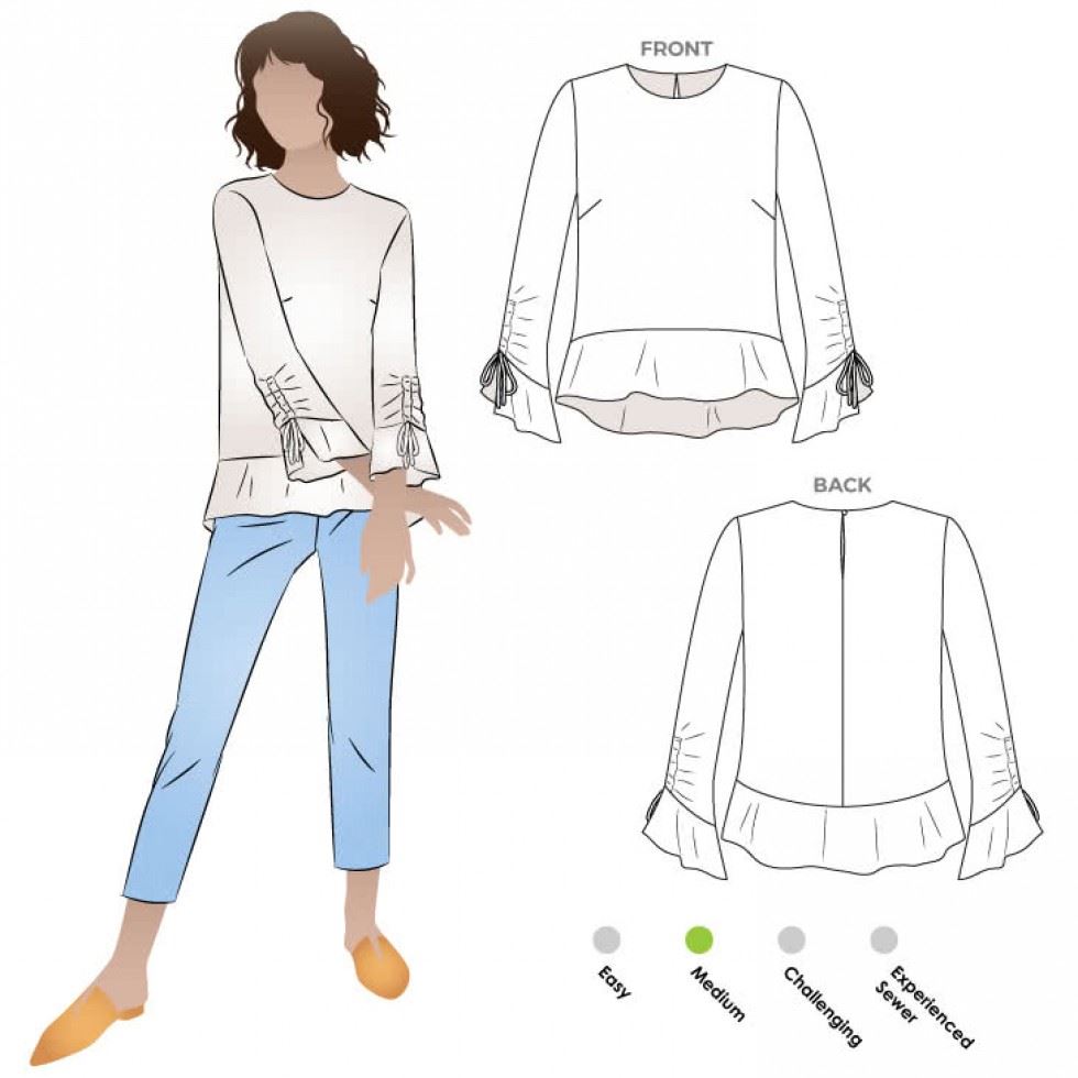 Style Arc Sewing Pattern Miley Top