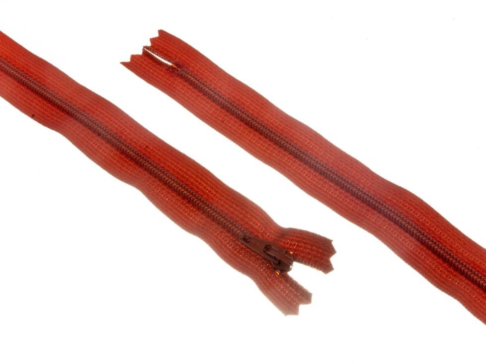 YKK Nylon Closed End Dress Zips Rust
 