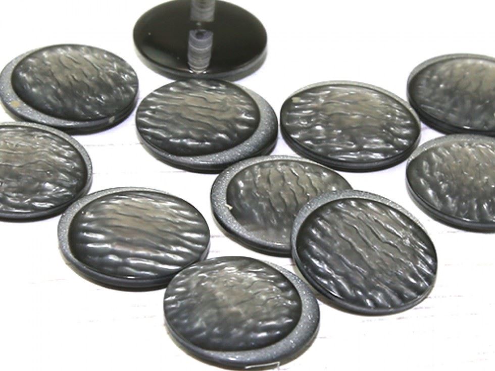 Dill Grey Marble Shank Buttons (Value Pack)