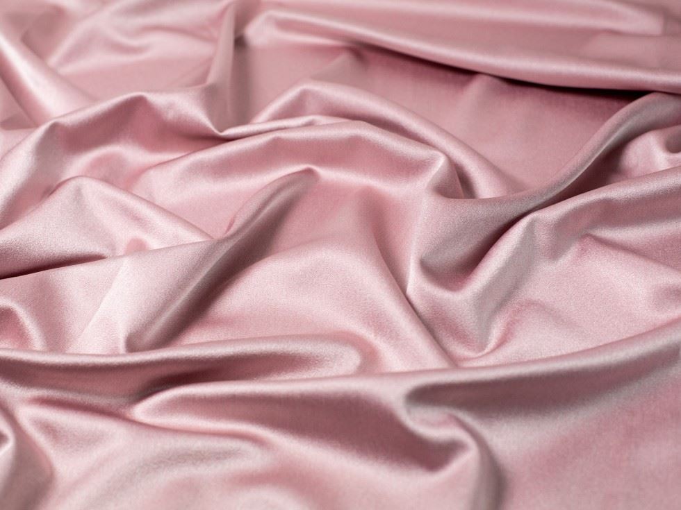 Minerva Core Range Prada Stretch Woven Satin Crepe Fabric Light Dusky Pink
 