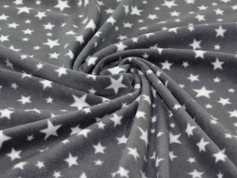 Grey Polar Fleece Fabric