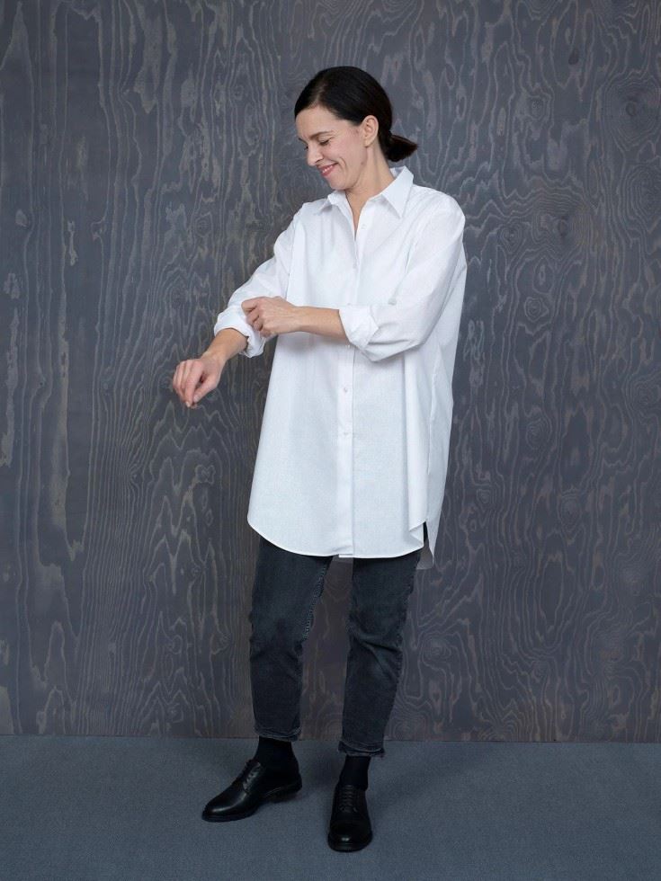 The Assembly Line Paper Sewing Pattern Oversized Shirt