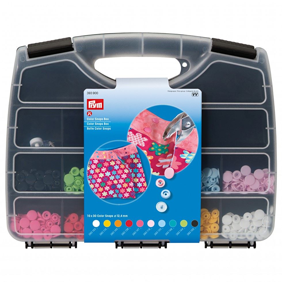 Prym Press Fastener Box Assorted Colours