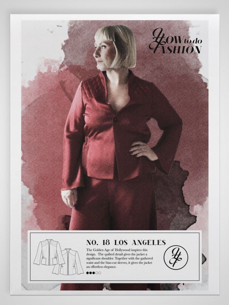 How To Do Fashion Sewing Pattern Los Angeles Jacket