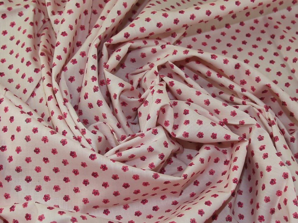 Pink On Pink Deadstock 100% Cotton Fabric