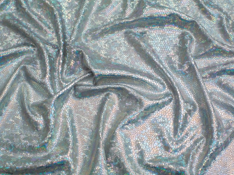 Holographic Activewear Lycra Stretch Knit 150cm / 60" Wide - per metre - Picture 7 of 8