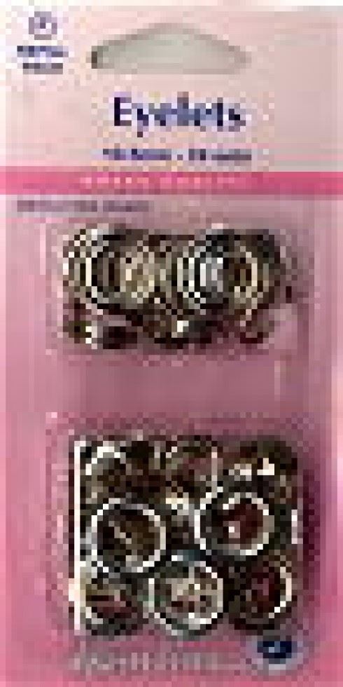 Hemline Silver Metal Eyelets Refill