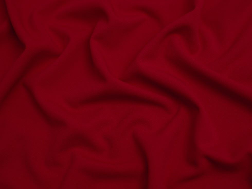 Minerva Core Range Red Heavy Scuba Crepe Stretch Knit Fabric