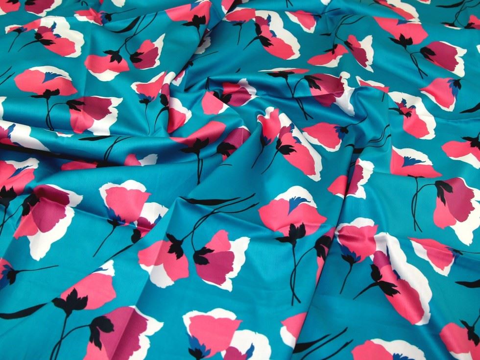 John Kaldor Jade Lizzano Cotton Sateen Fabric