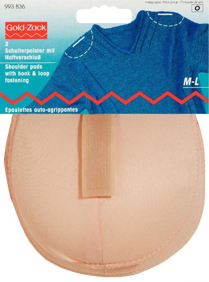 Prym Peach Raglan Shoulder Pads