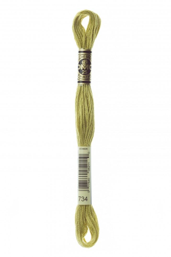 DMC Stranded Cotton Embroidery Thread 734
 