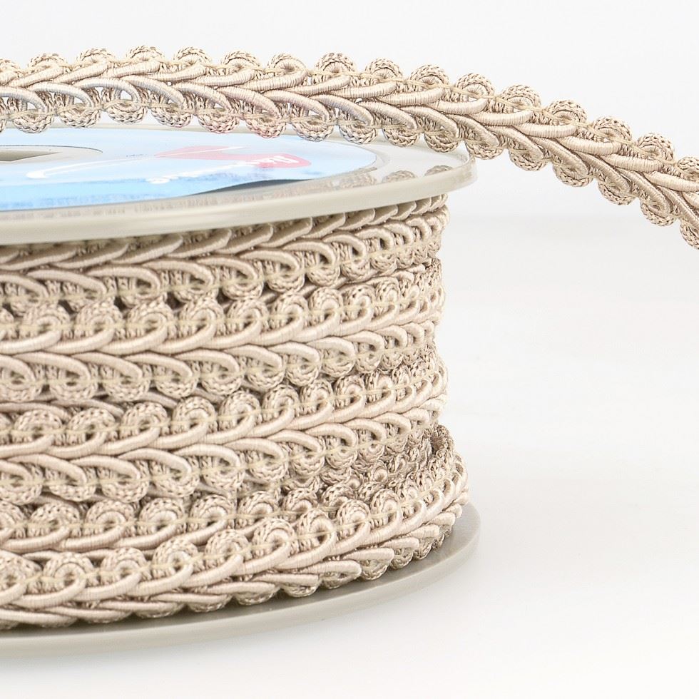 Stephanoise Gimp Braid Trim Beige
 