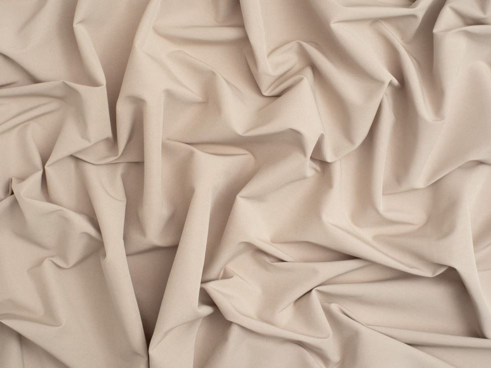 Minerva Core Range Ravello Stretch Woven Bengaline Suiting Fabric Latte
 