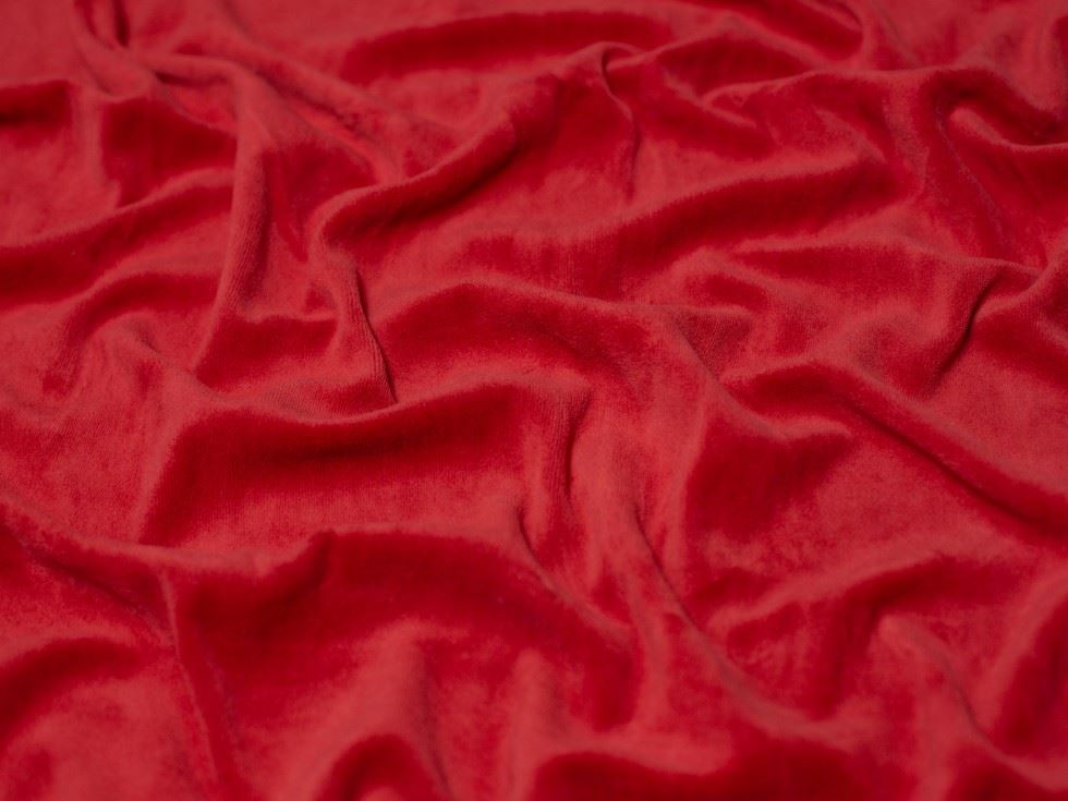 Minerva Core Range Cotton Velour Stretch Knit Fabric 150cm/60" Wide - per metre - Picture 70 of 82