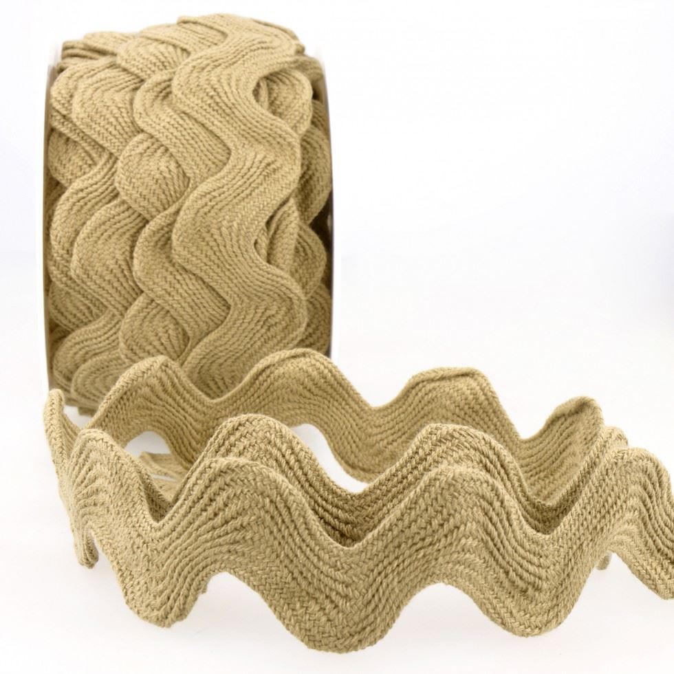 Stephanoise Taupe Ric Rac Trim