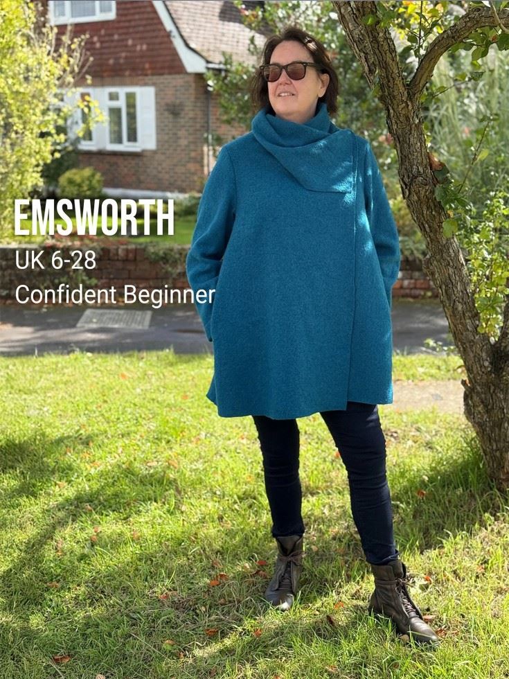Sussex Seamstress Paper Sewing Pattern Emsworth Coatigan