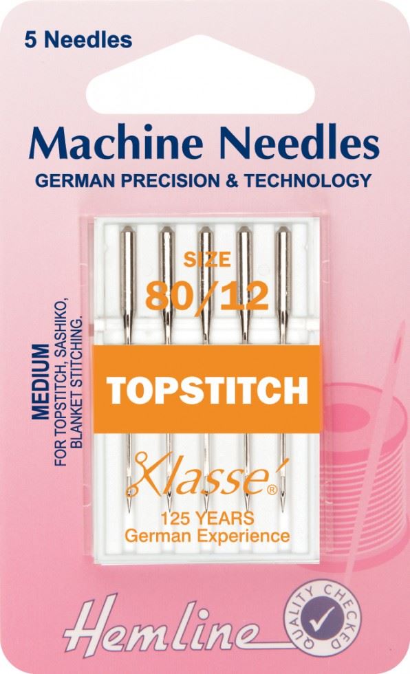 Hemline Top Stitch Sewing Machine Needles