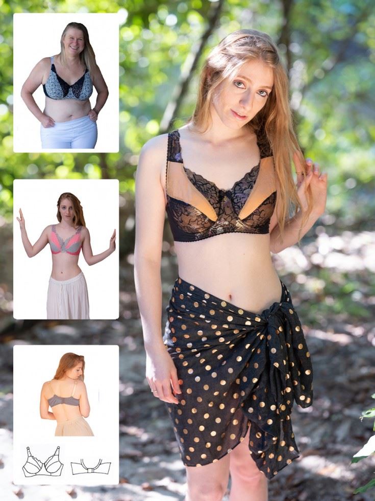 Booby Traps Paper Sewing Pattern Vanessa Bra
 