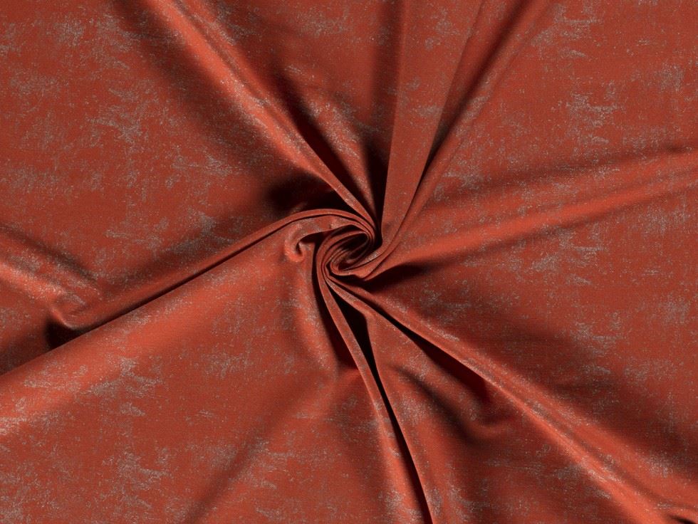 Ponte Roma Double Stretch Knit Fabric Rust
 