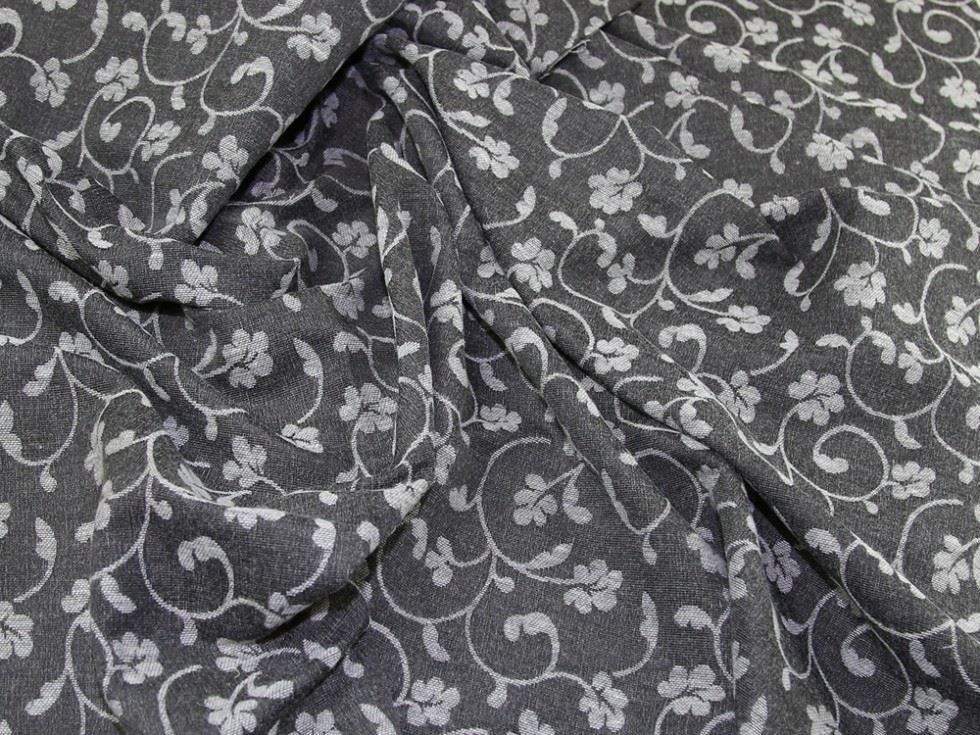 Lady Mcelroy Charcoal Wool Blend Coating Fabric