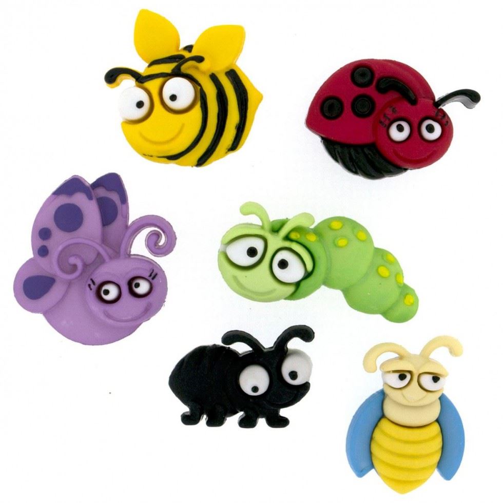 Dress It Up Bug Eyed Buttons
 