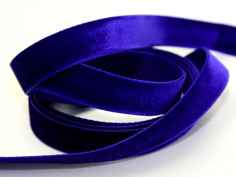 Berisfords 9634 Purple Velvet Ribbon Mini Roll