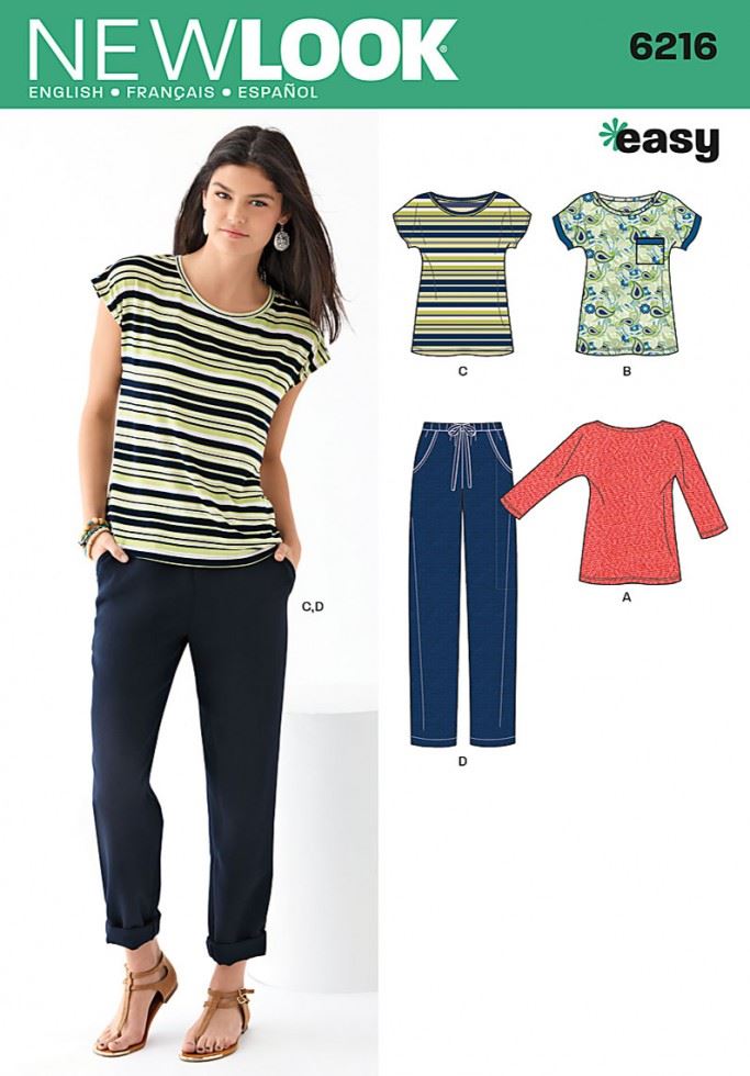 New Look Paper Sewing Pattern 6216
 