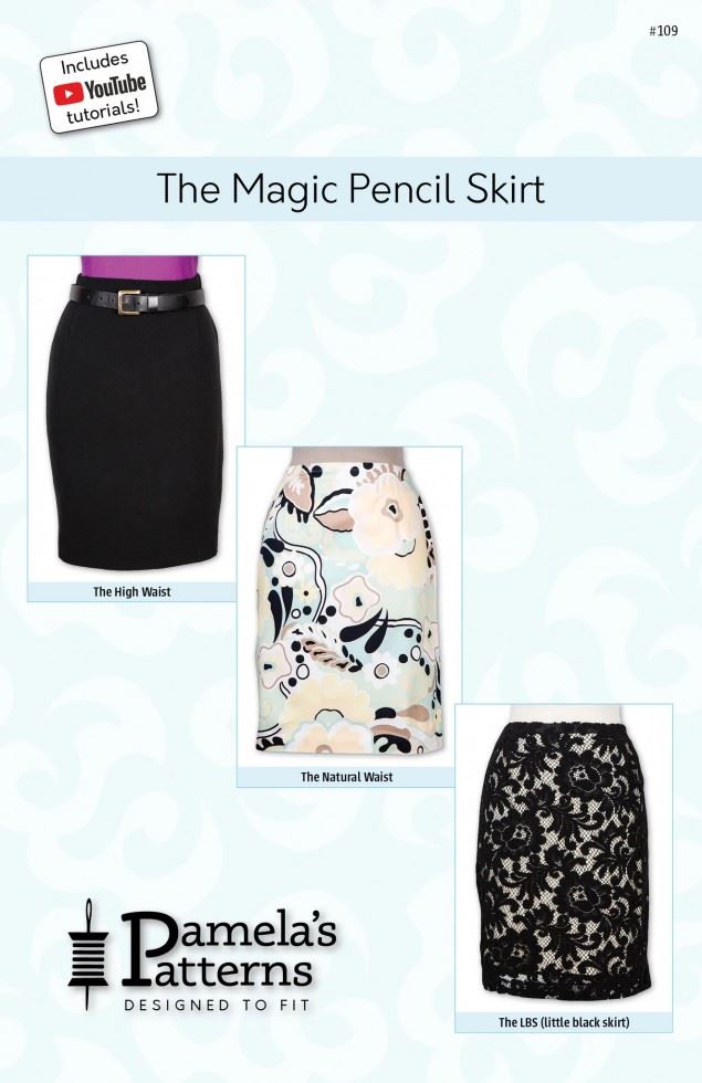 Pamelas Patterns Paper Sewing Pattern The Magic Pencil Skirt
 