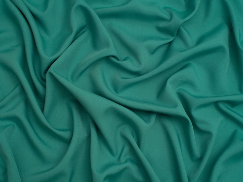Minerva Core Range Soft Touch Crepe Fabric Sea Green
 