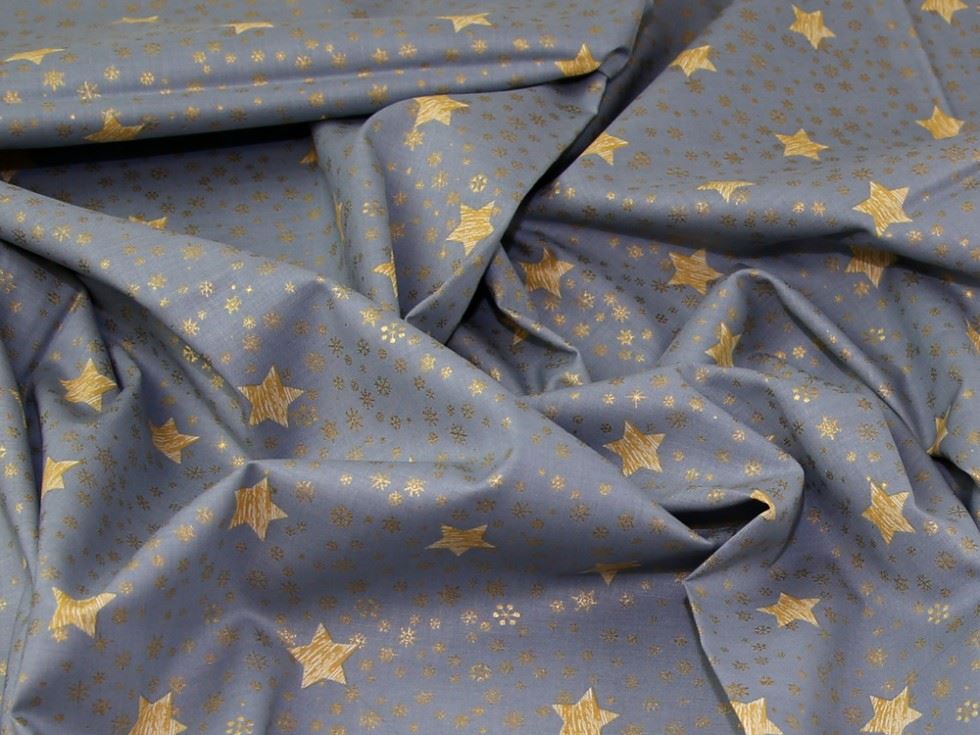 Deadstock 100% Cotton Fabric Grey