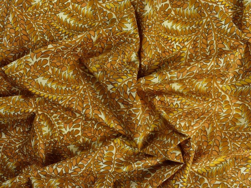 Storrs London Egyptian Cotton Lawn Fabric Gold
 