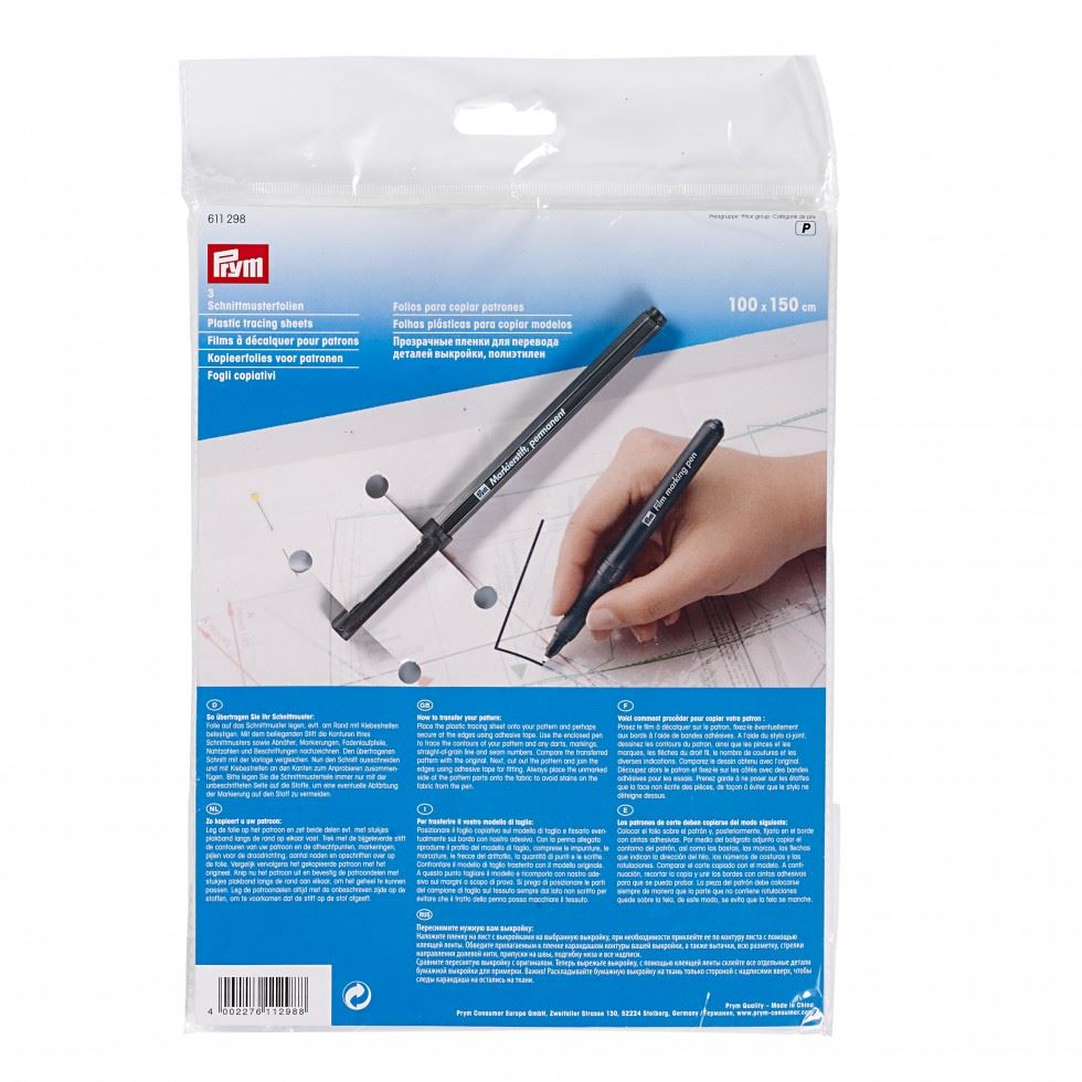 Prym Tracing Sheets with Pen
 