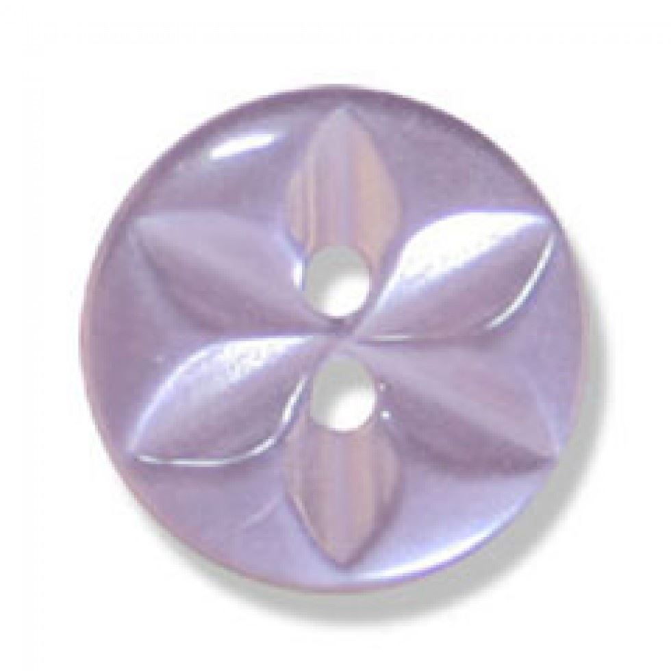 Trimits Lilac Polyester Star Buttons (Value Pack)